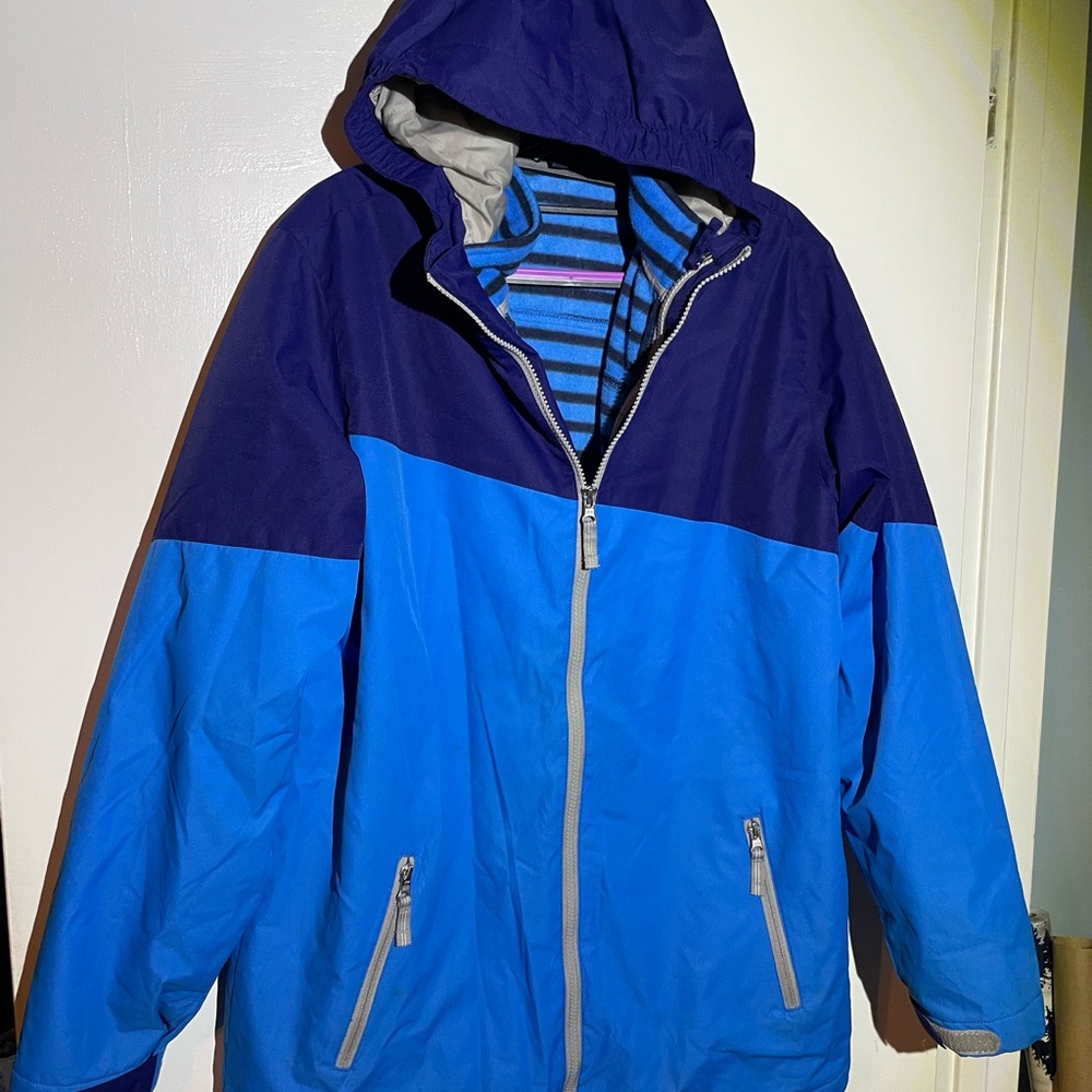Lands' End 3in1 insulated Blue and Navy Jacket